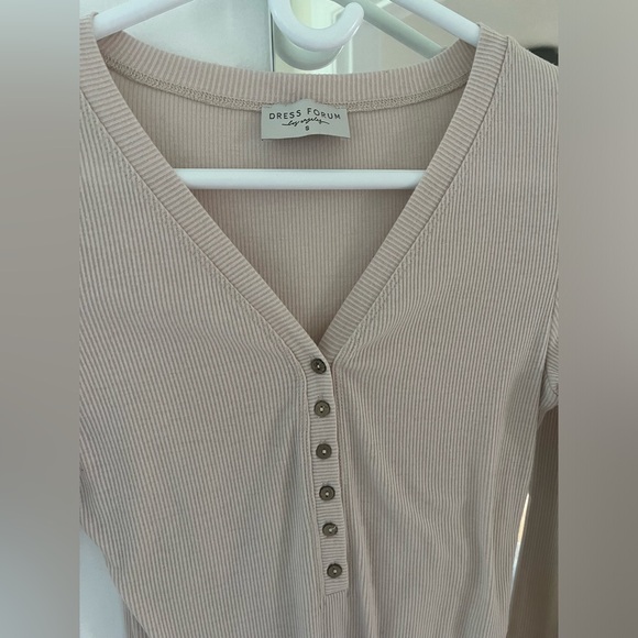 Dress forum oatmeal body suit long sleeve - Picture 2 of 5